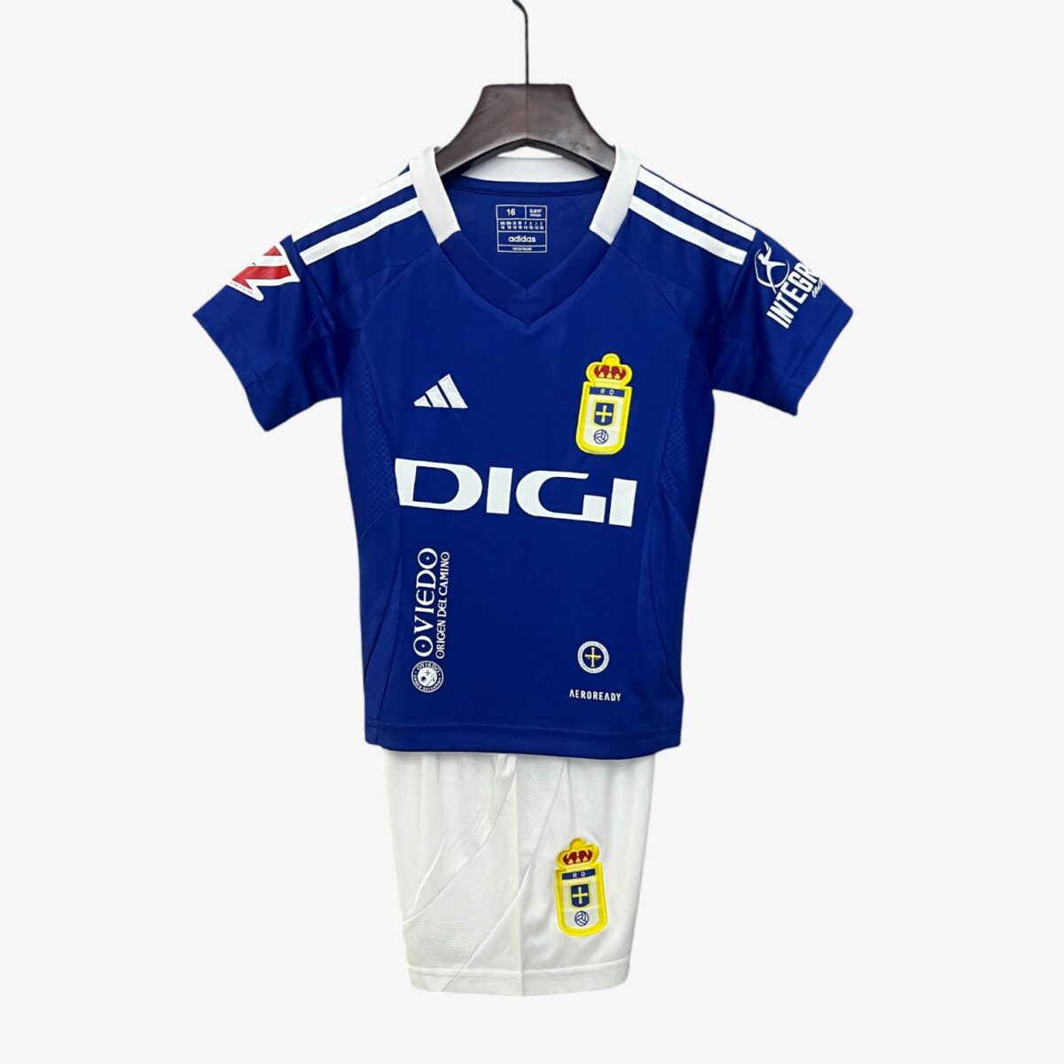 Kids Real Oviedo Home Jersey 2024/25