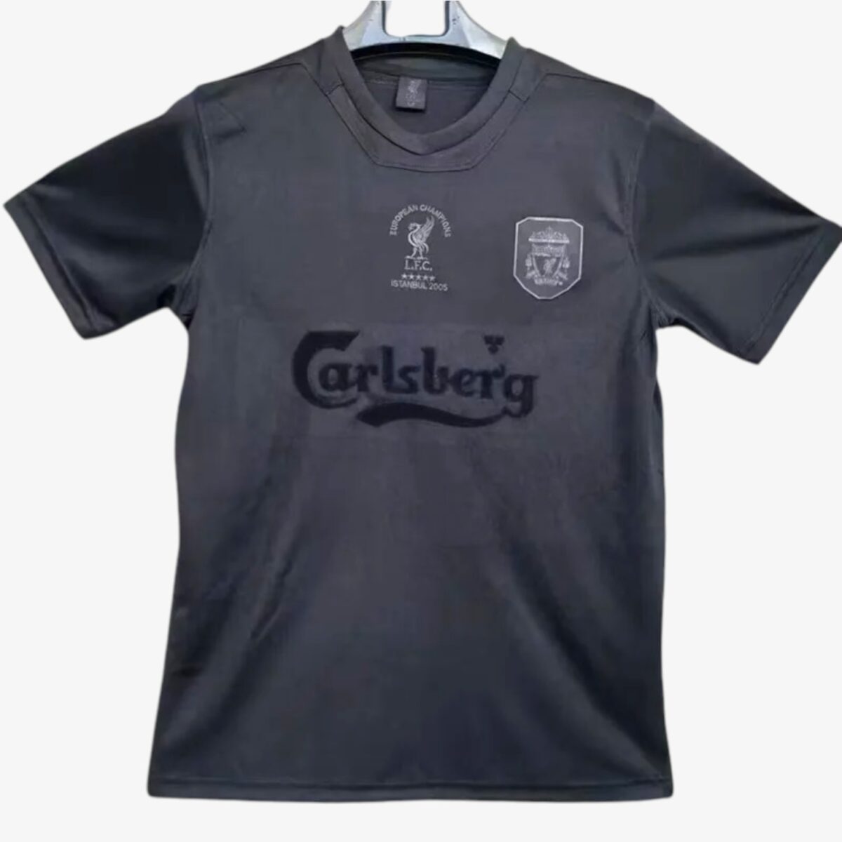 Liverpool Champion Commemorative Edition Black Grey Jersey 2025/26