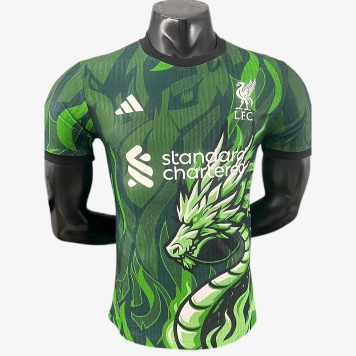 Liverpool Green Dragon Head Edition Training Shirts 2025/26 — Player Version