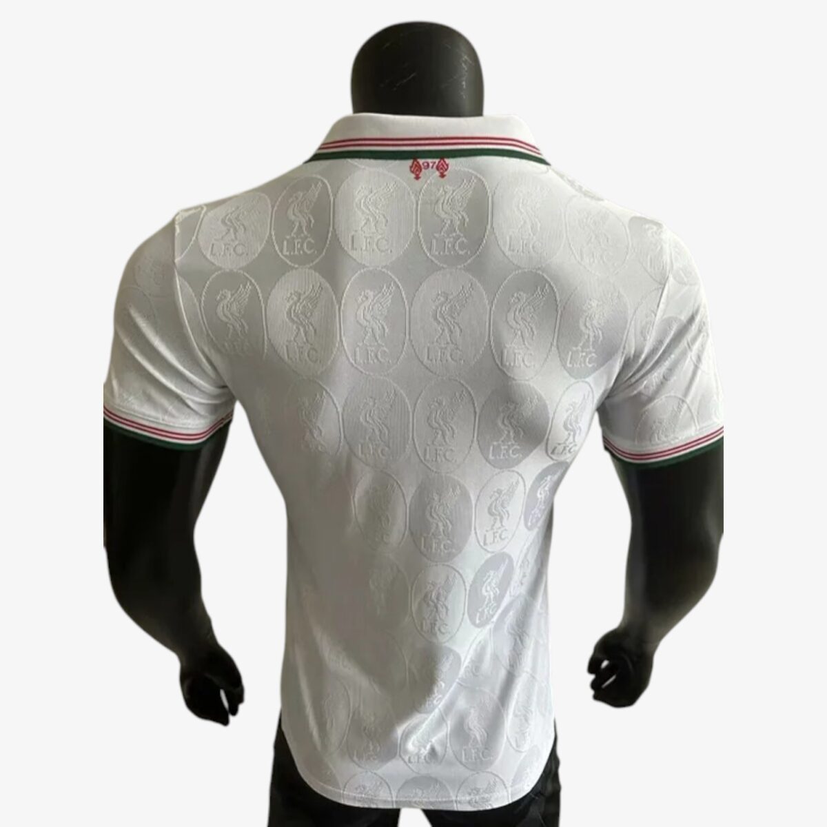 Liverpool Team Logo Steel Pattern Edition White Training Jersey 2025/26 - Image 2