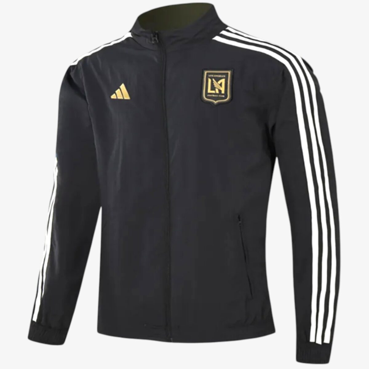 Los Angeles Black & Green Double Sided Windbreaker 2023/24 - Image 2