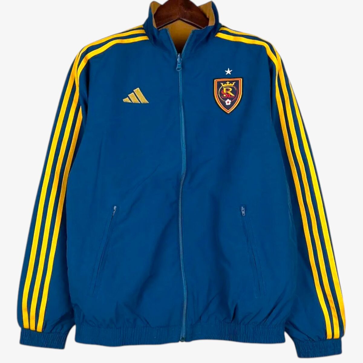 Real Salt Lake Blue & Khaki Double Sided Windbreaker 2023/24