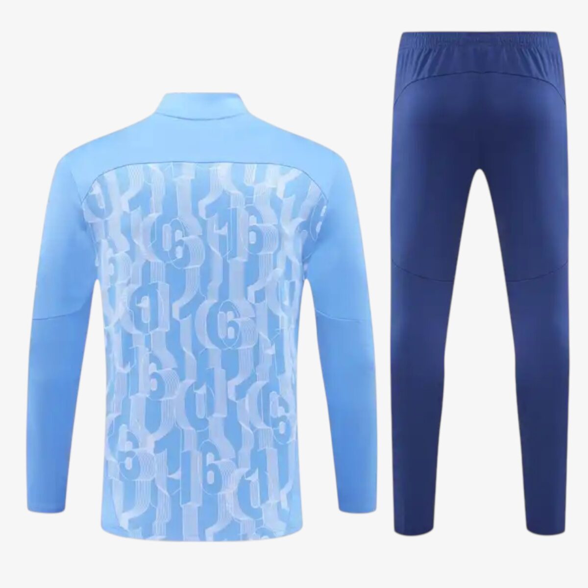 Manchester City Light Blue Camouflage Style Track Jacket 2024/25 - Image 2