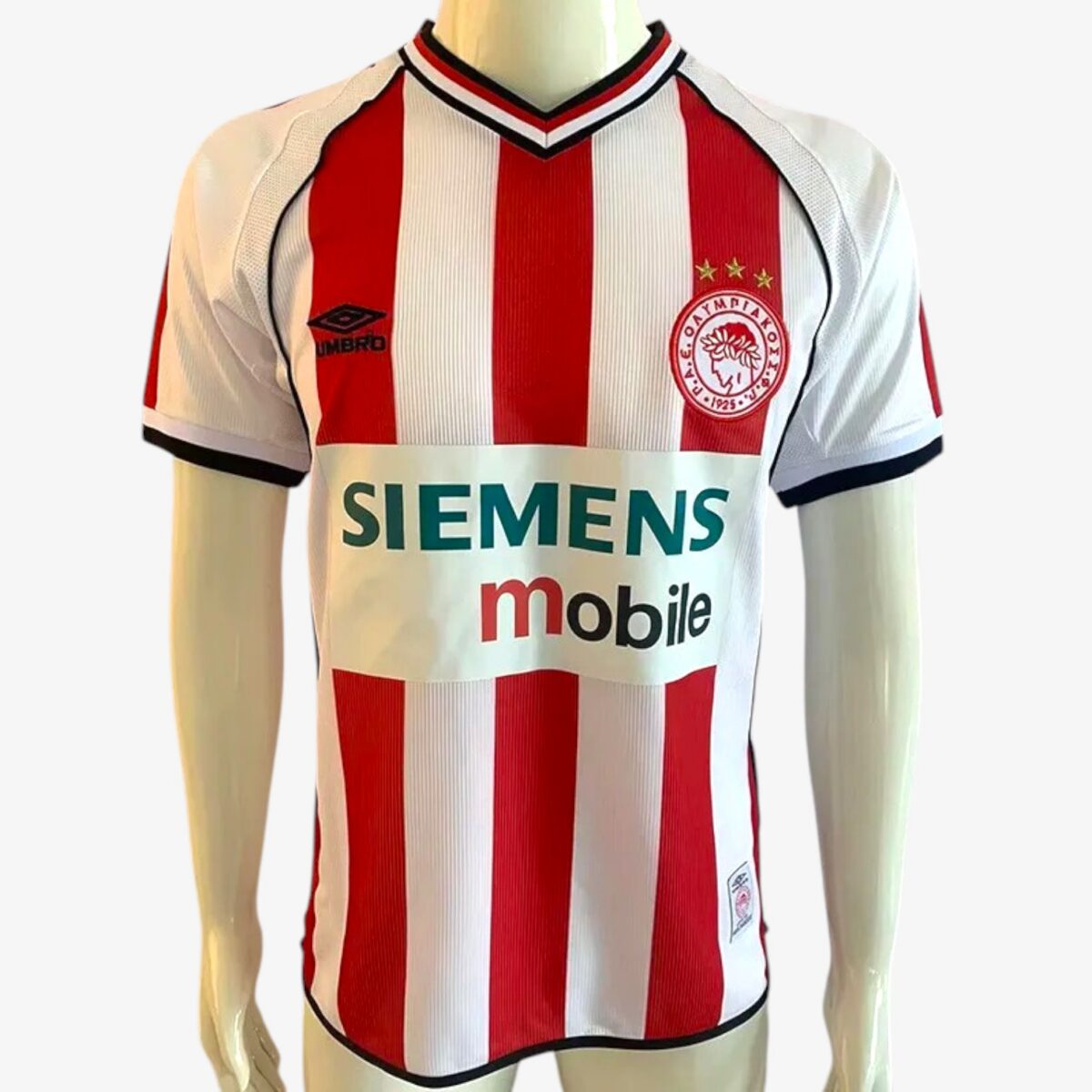 Olympiacos Home Retro Jersey 2001/02