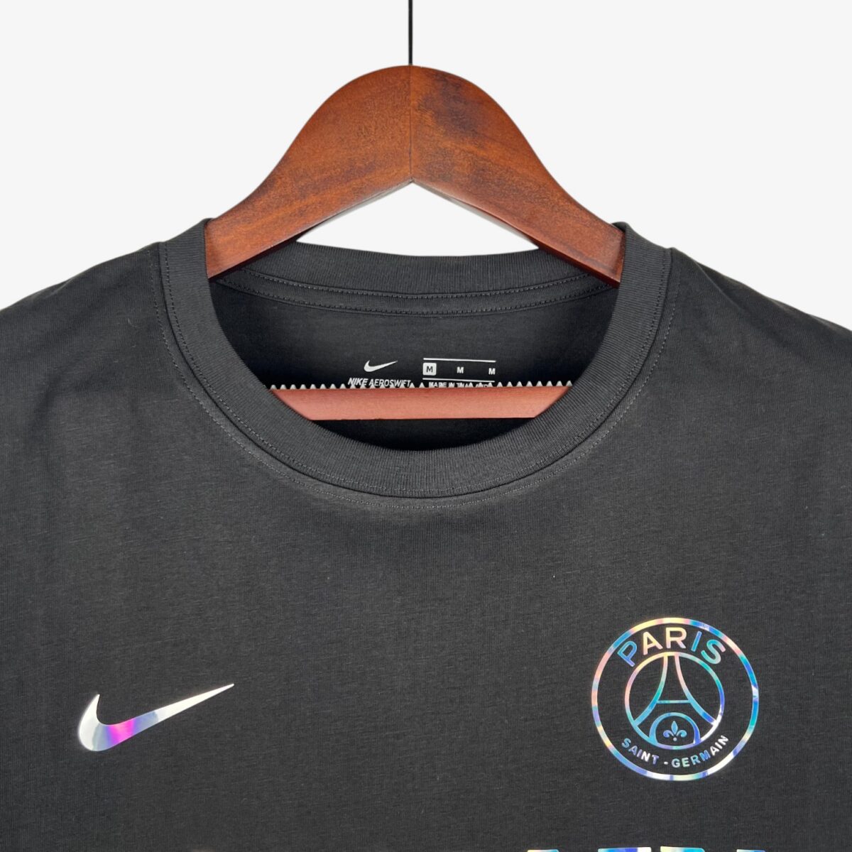 PSG Black T-Shirt 2023/24 - Image 3