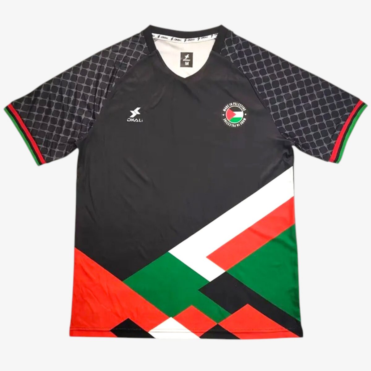 Palestino Deportivo Black Puzzle Jersey 2025/26