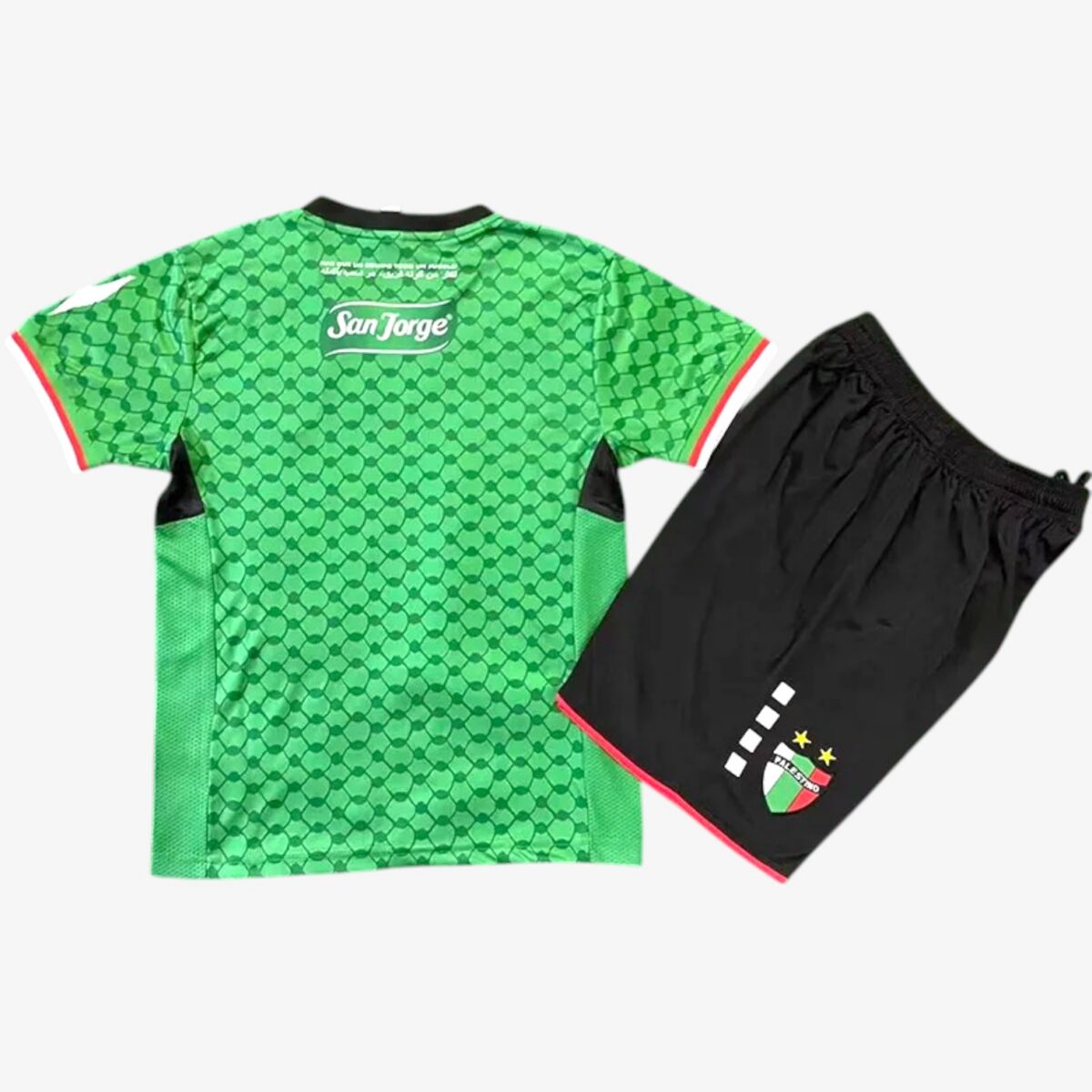 Palestino Deportivo Green Special Edition Jersey 2024/25 — Kids - Image 2