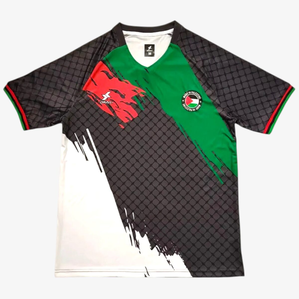 Palestino Deportivo Grey Black Jersey 2025/26