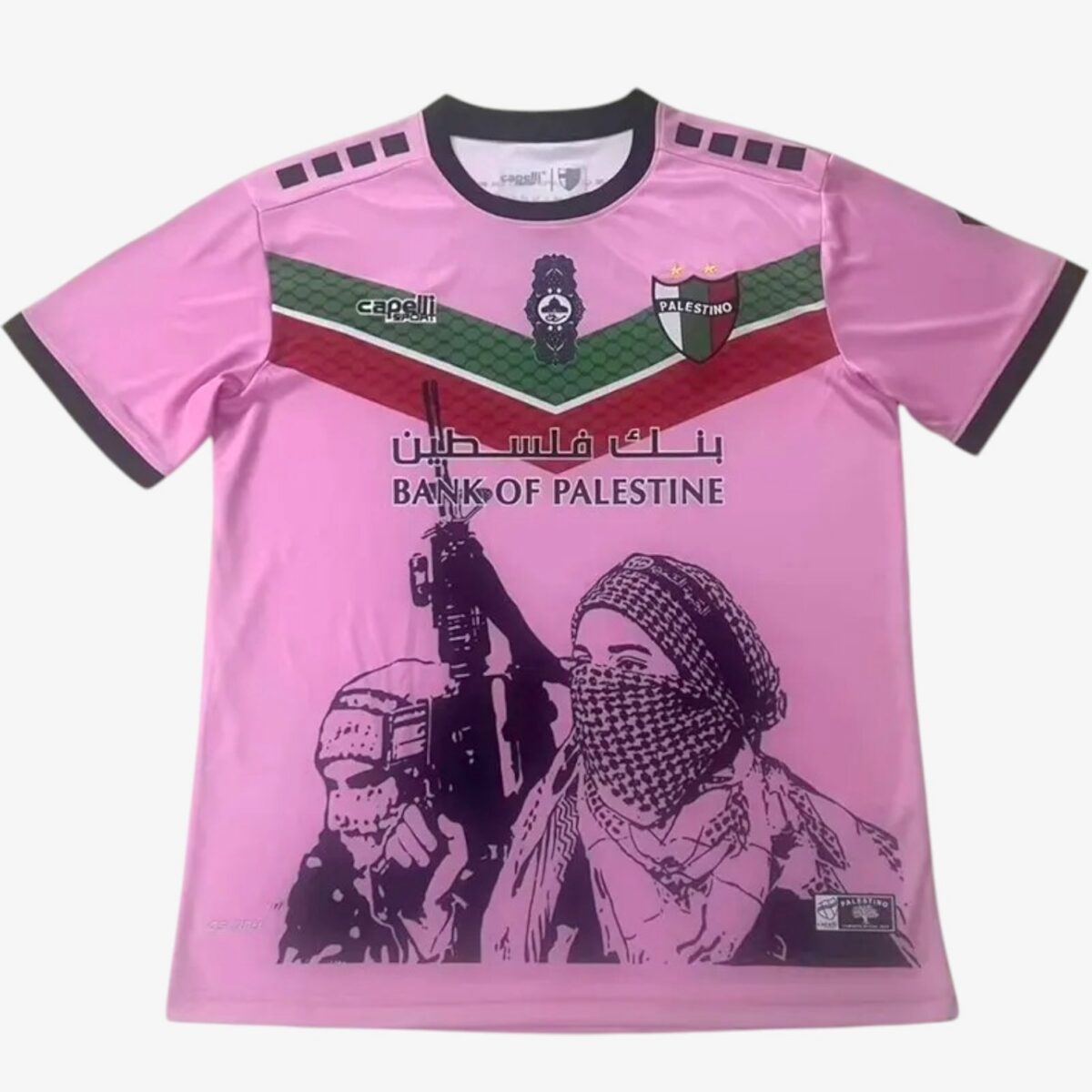 Palestino Deportivo Pink Head Portrait Special Edition Jersey 2022/23
