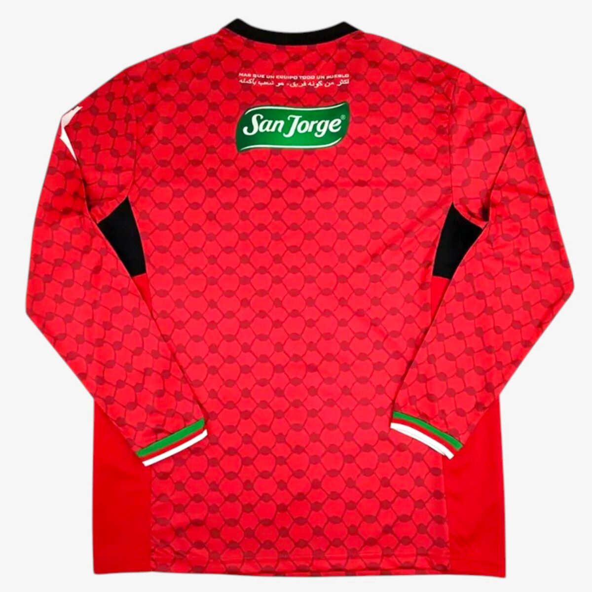 Palestino Deportivo Red Long Sleeve Jersey 2024/25 - Image 2