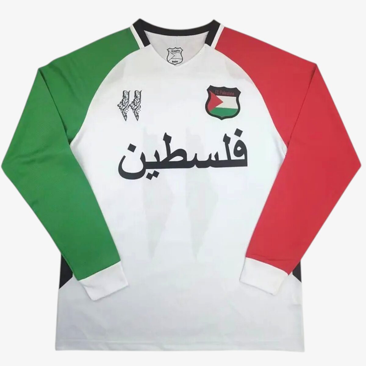 Palestino Deportivo White Two tone Long Sleeve Jersey 2024/25
