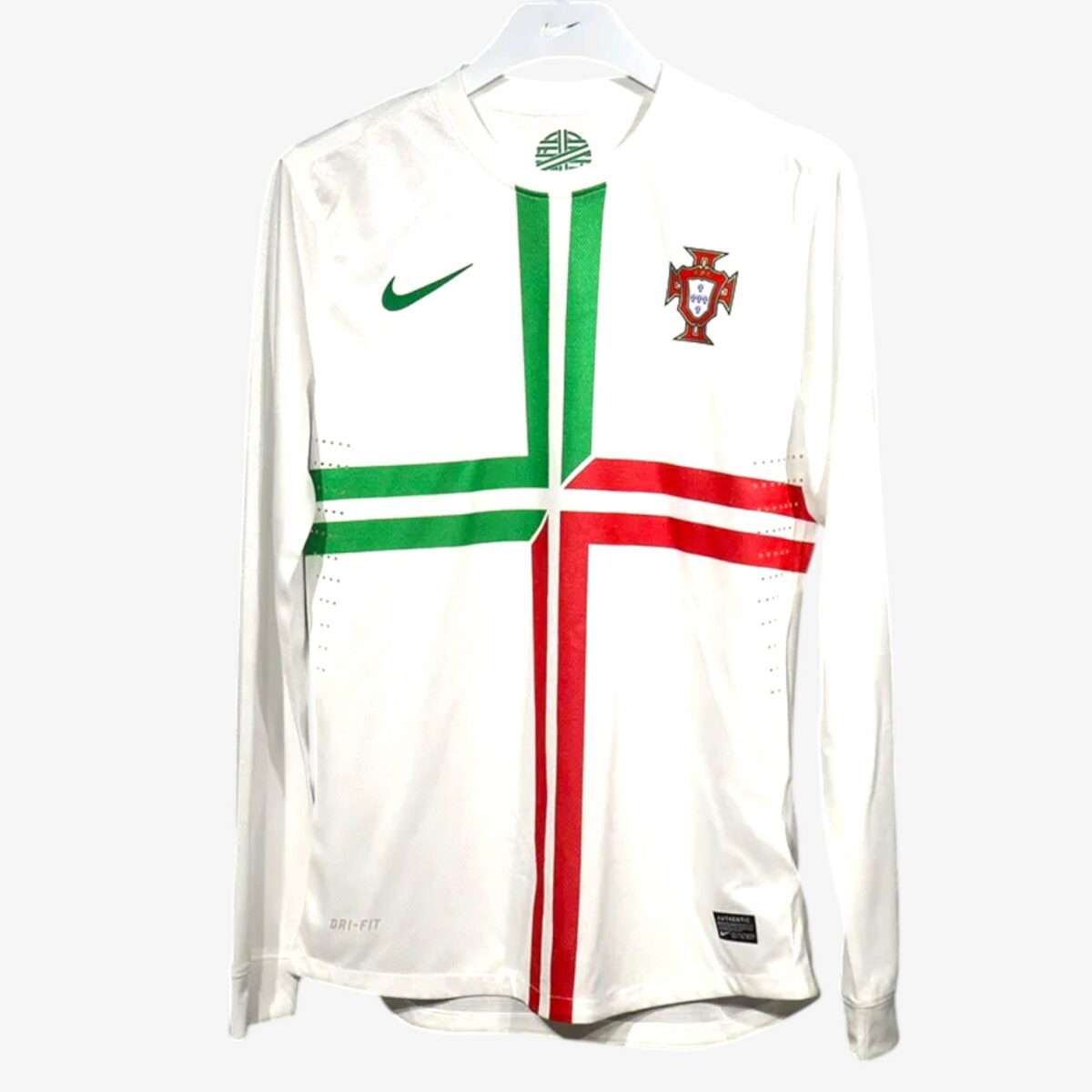 Portugal Away Training Long Sleeve Retro Jersey 2012