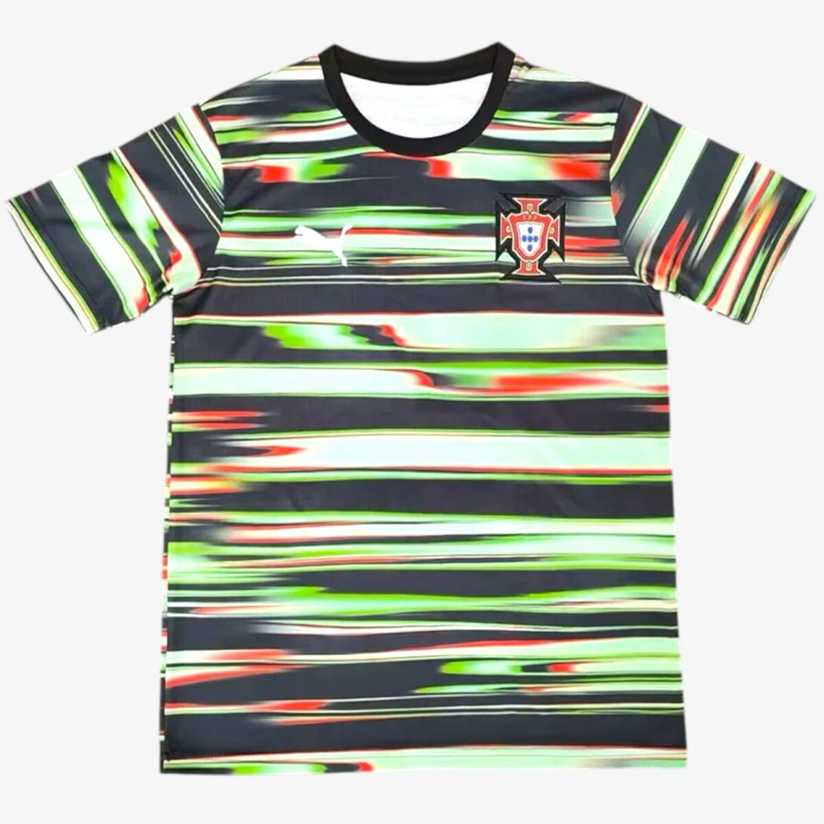 Portugal Green Black Training shirts 2025/26