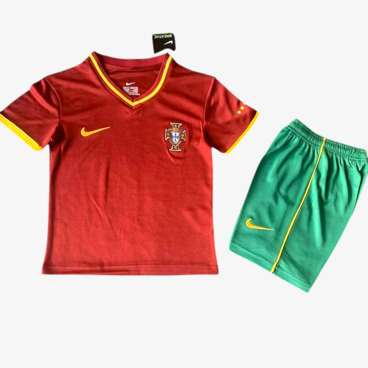 Portugal Home Retro Jersey 2000 — Kids