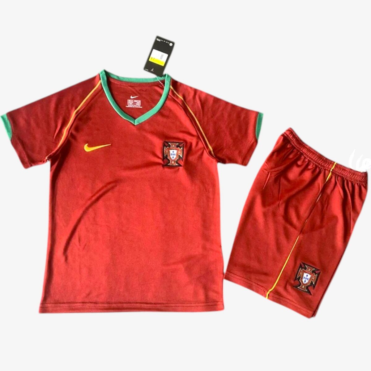 Portugal Home Retro Jersey 2006 — Kids