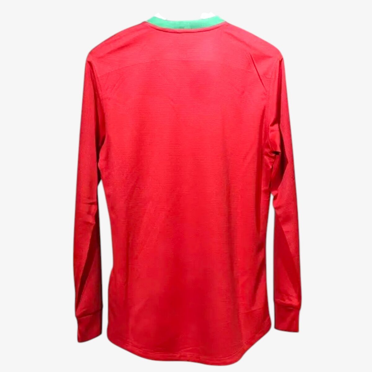 Portugal Home Training Long Sleeve Retro Jersey 2012 - Image 2
