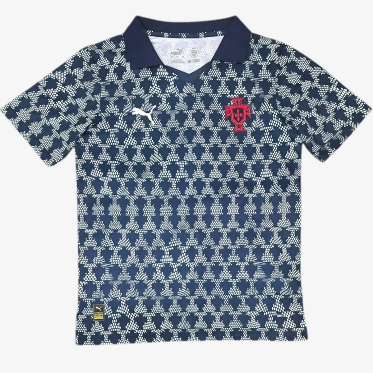 Portugal Pattern Blue Training shirts 2025/26