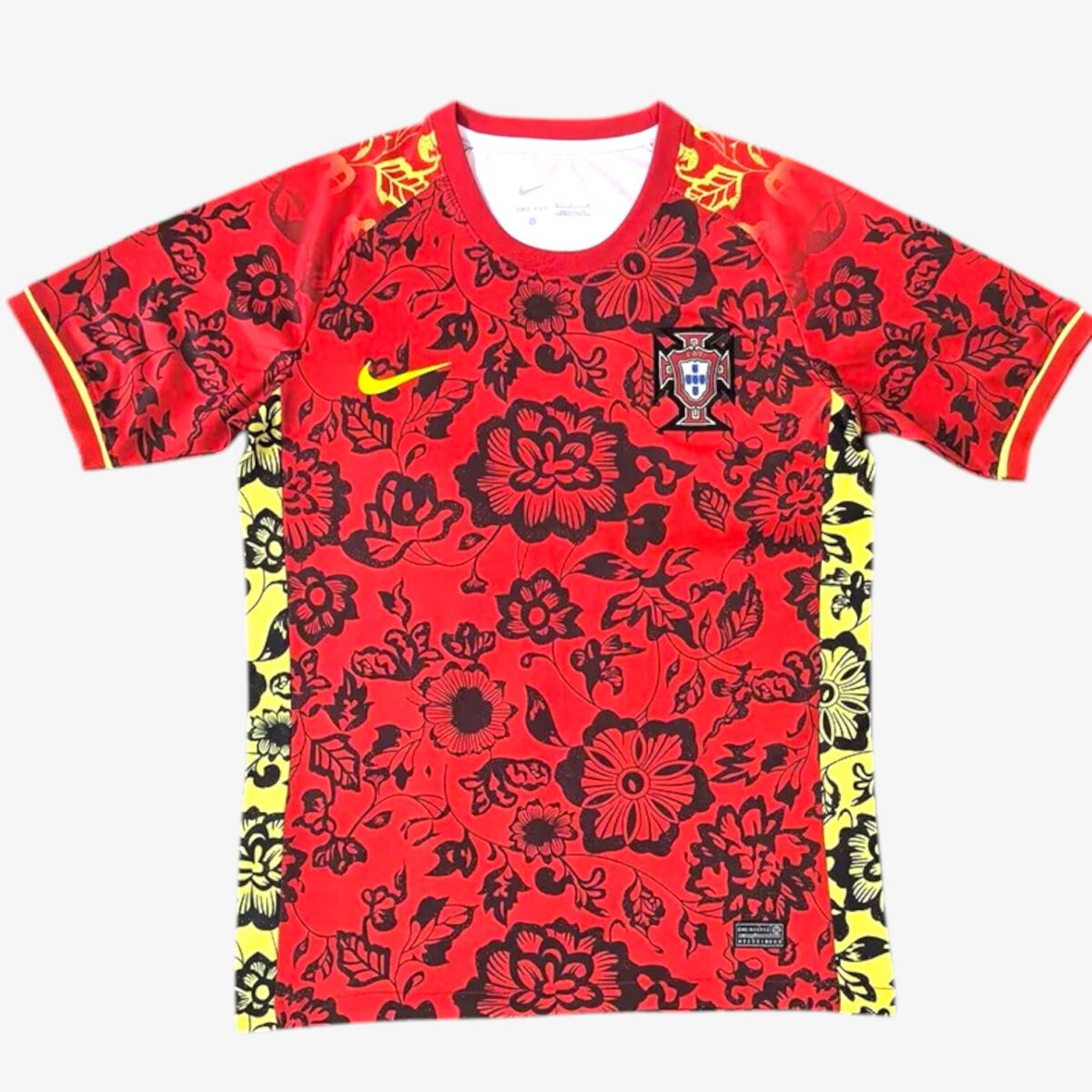 Portugal Red Floral Pattern Jersey 2025/26