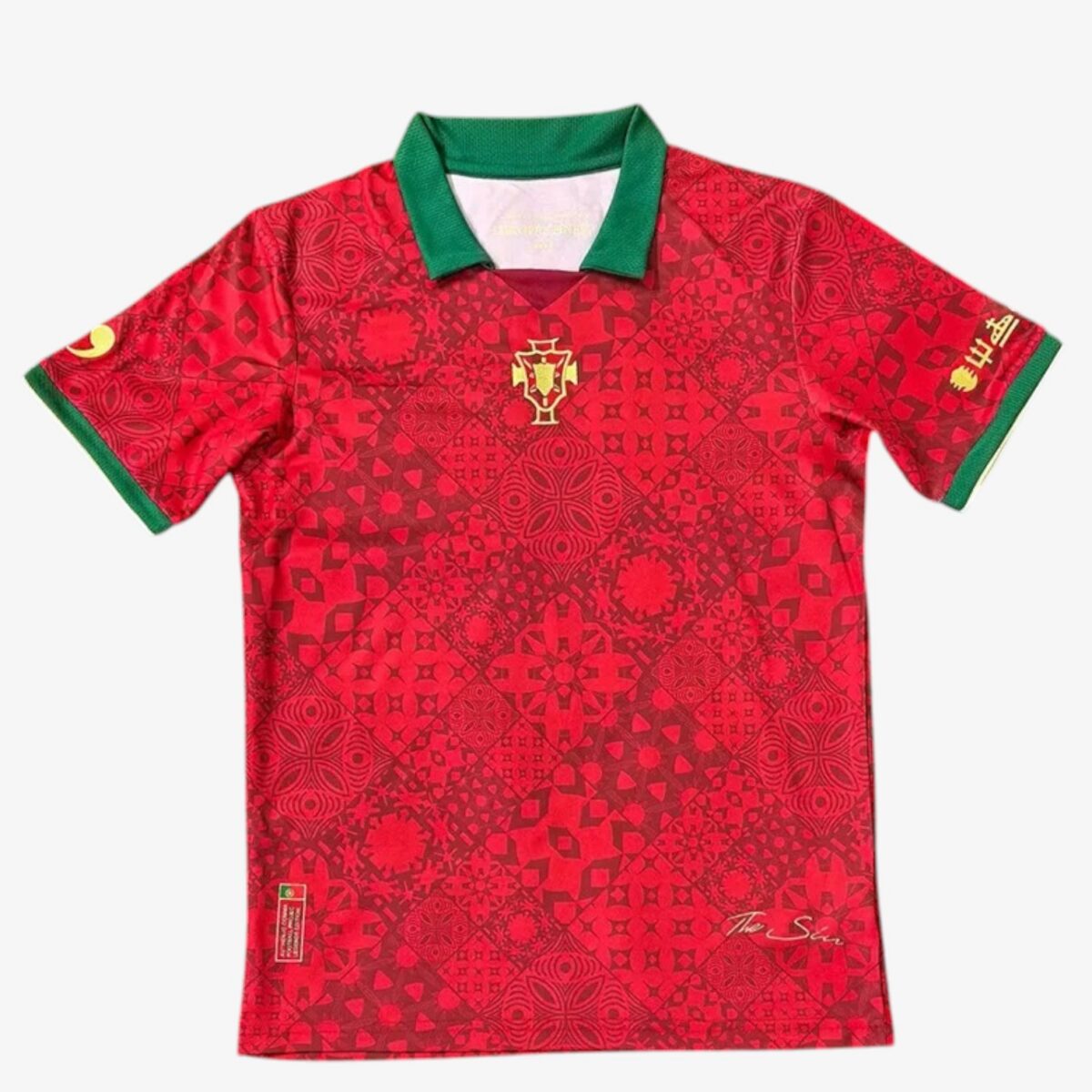 Portugal Red Grid Special Edition Jersey 2025/26