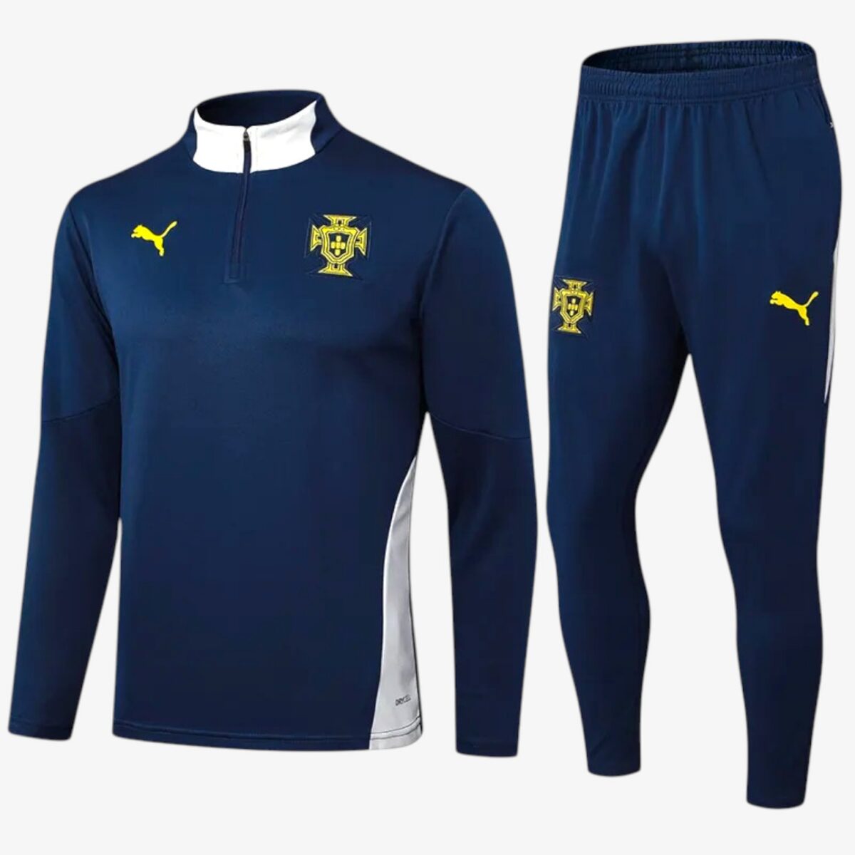 Portugal Royal Blue Half Pull Tracksuit 2025/26