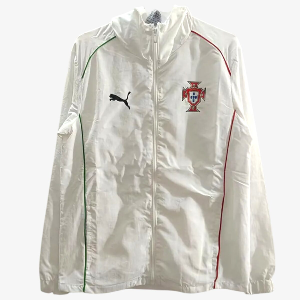 Portugal White Retro Windbreaker 2025/26