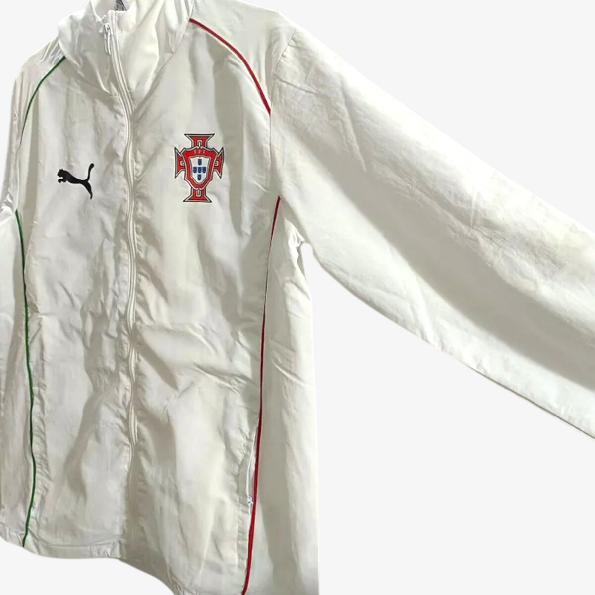 Portugal White Retro Windbreaker 2025/26 - Image 3