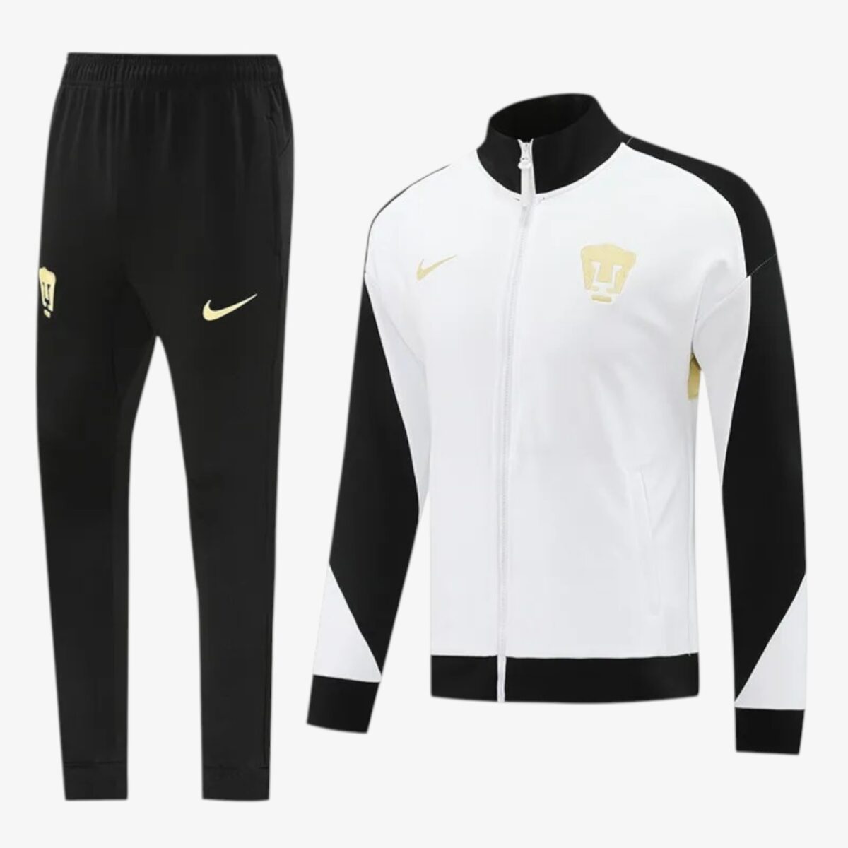 Pumas UNAM Black White Jacket Tracksuit 2024/25