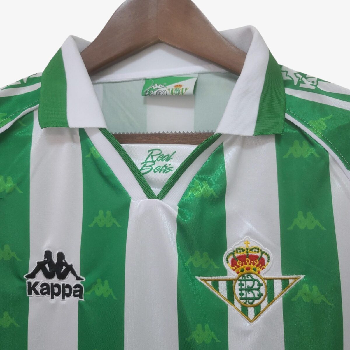 Real Betis Home Retro Long Sleeve Jersey 1995/96 - Image 3