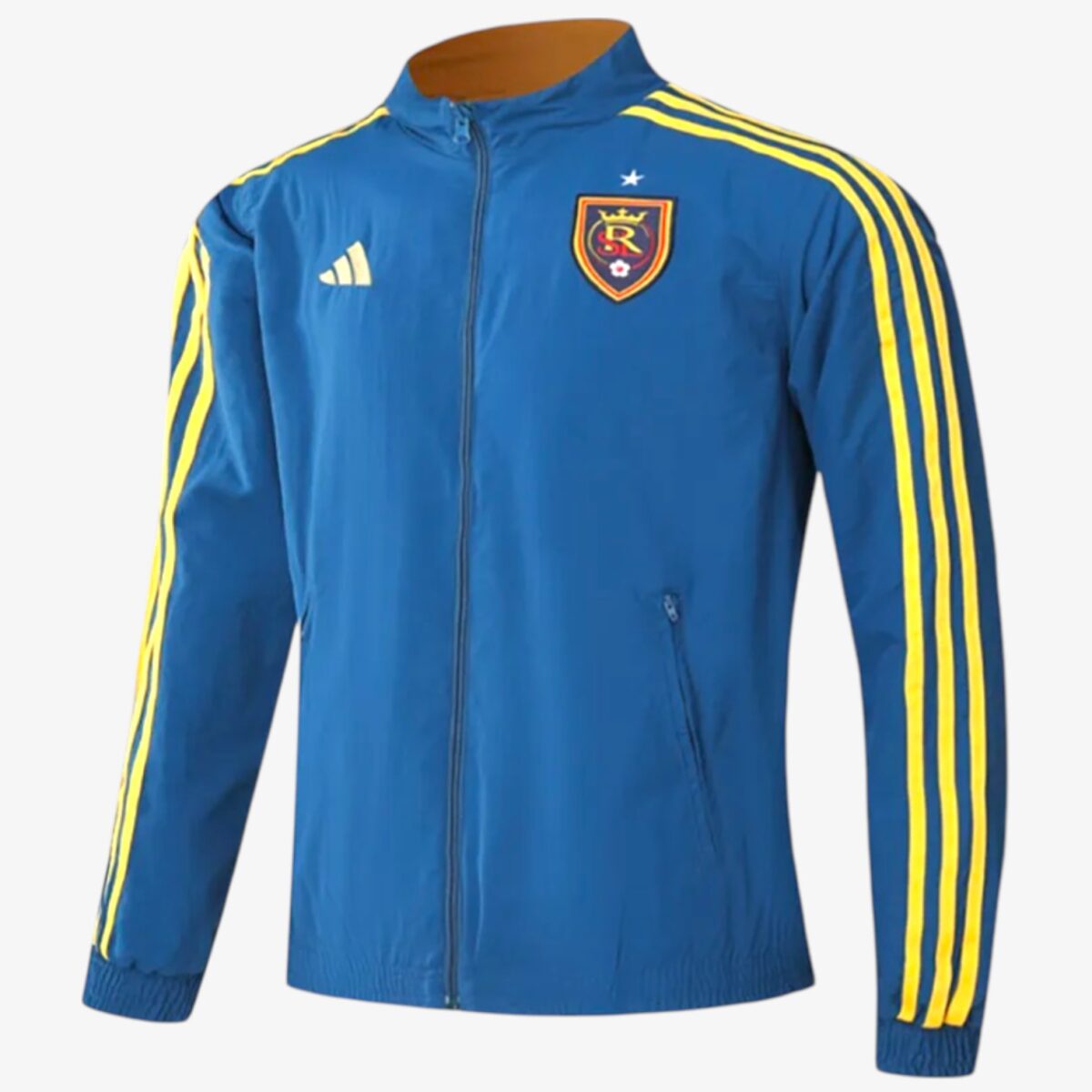 Real Salt Lake Dark Blue & Brown Double Sided Windbreaker 2023/24