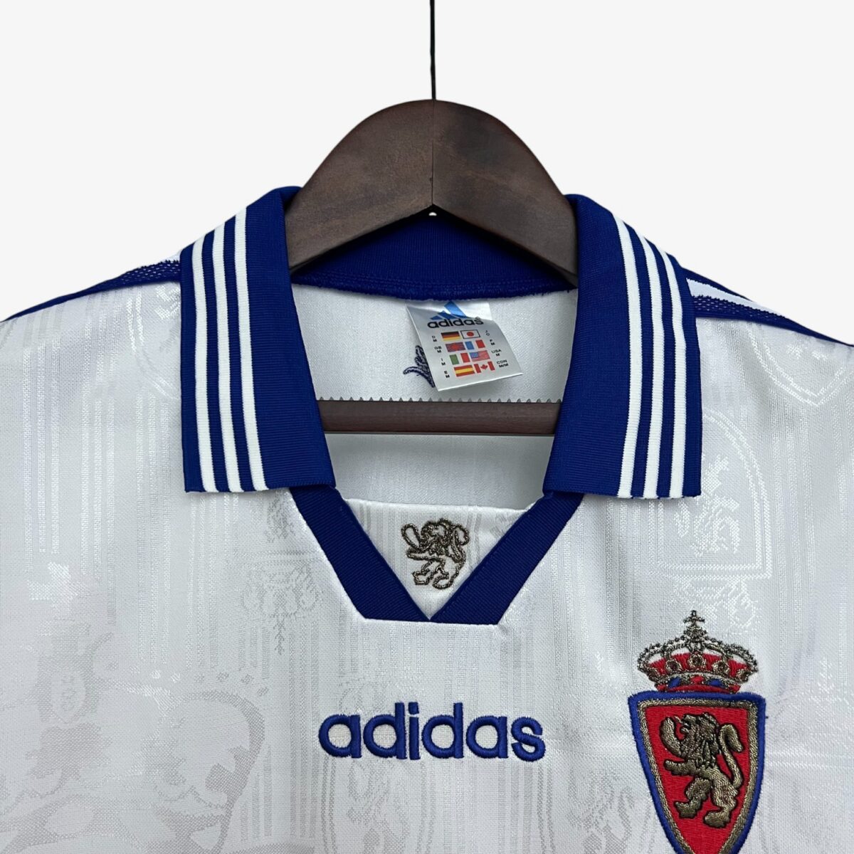 Real Zaragoza Home Retro Jersey 1997/98 - Image 4