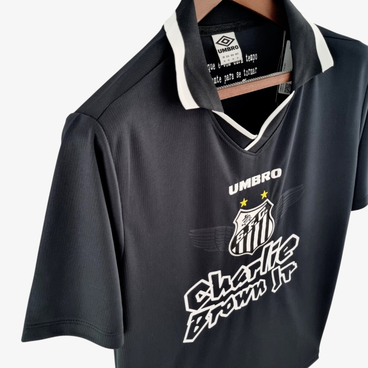 Santos FC Black Umbro Jersey 2023/24 - Image 2