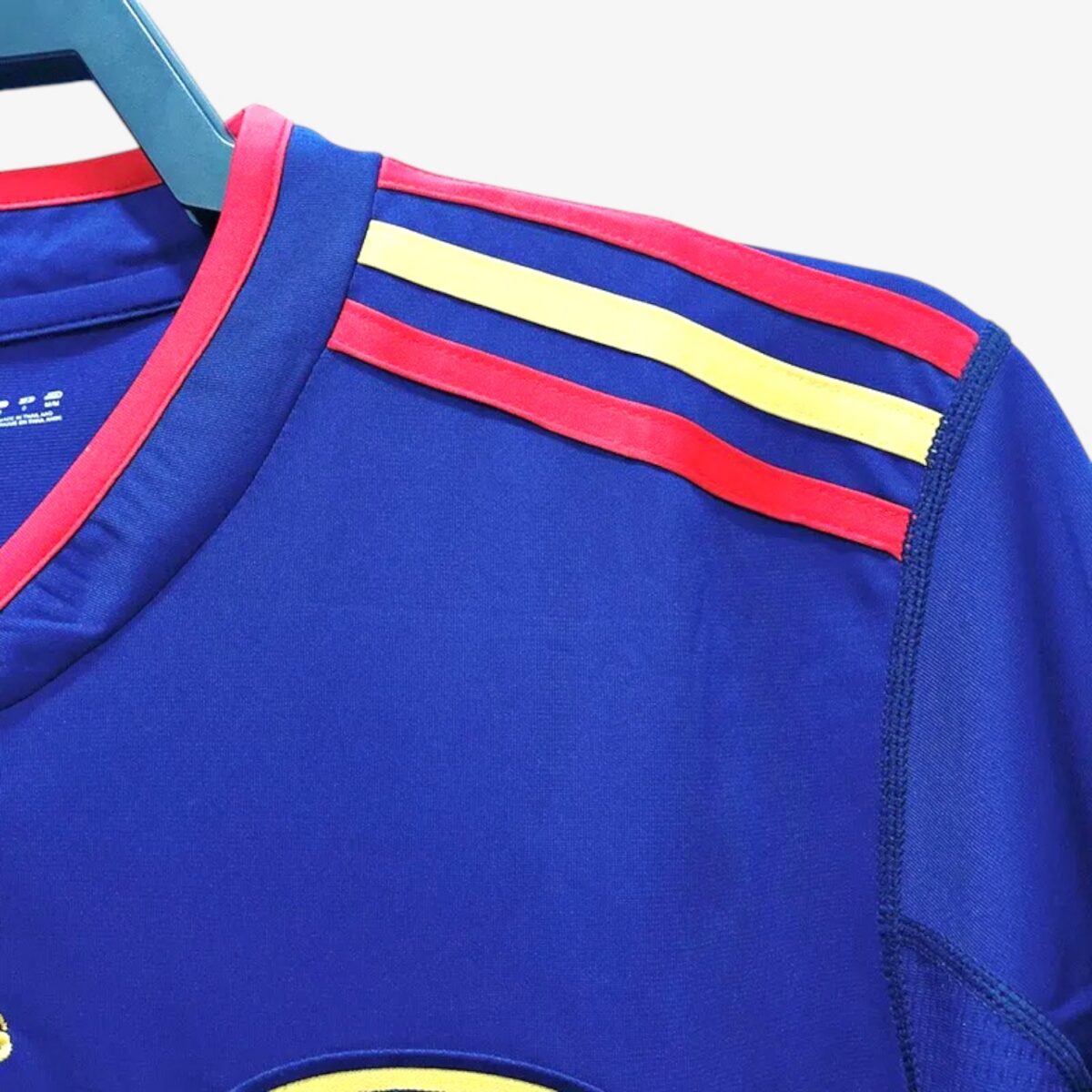 Spain Away Royal Blue Retro Jersey 2010 - Image 3