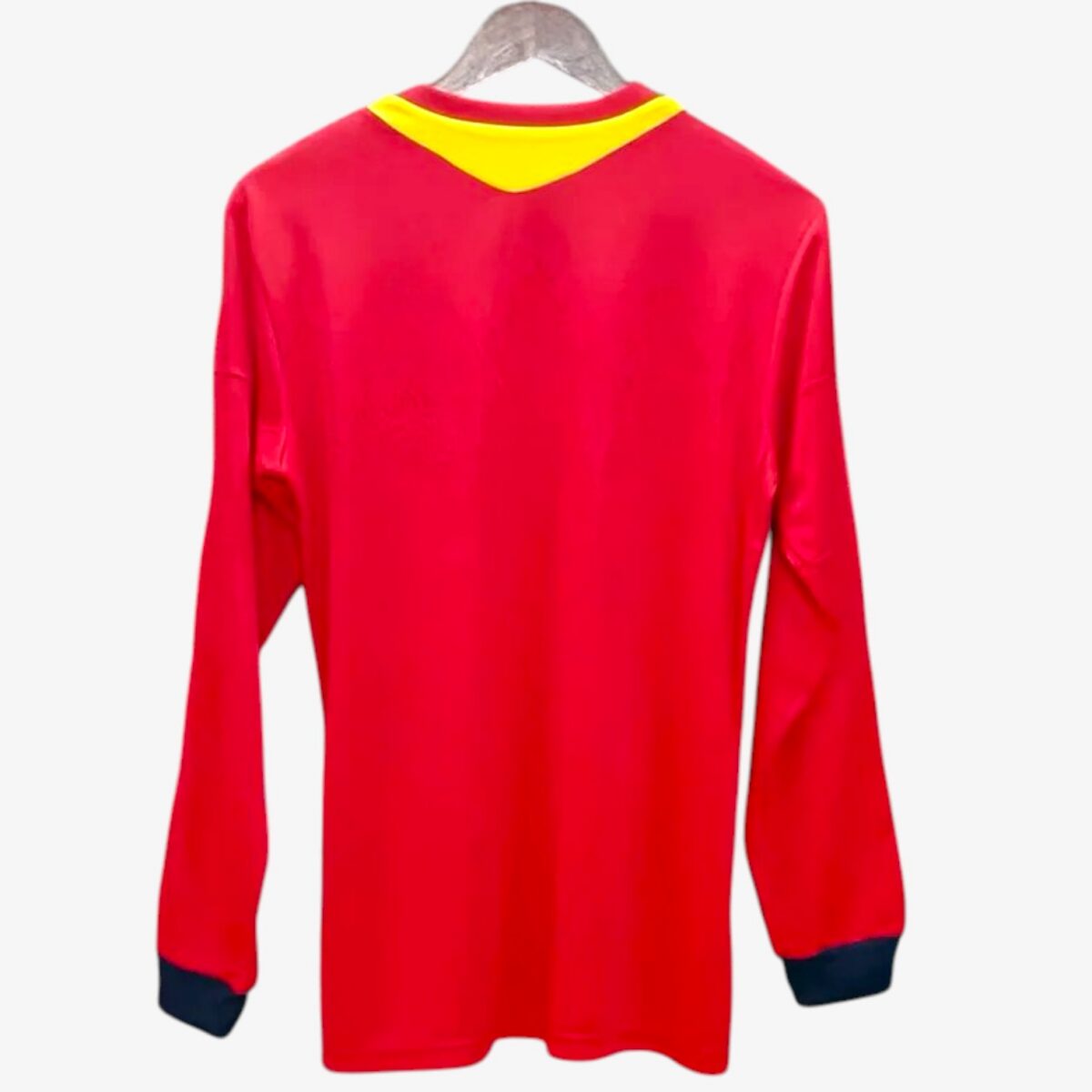 Spain Home Long Sleeve Retro  Jersey 2013 - Image 2