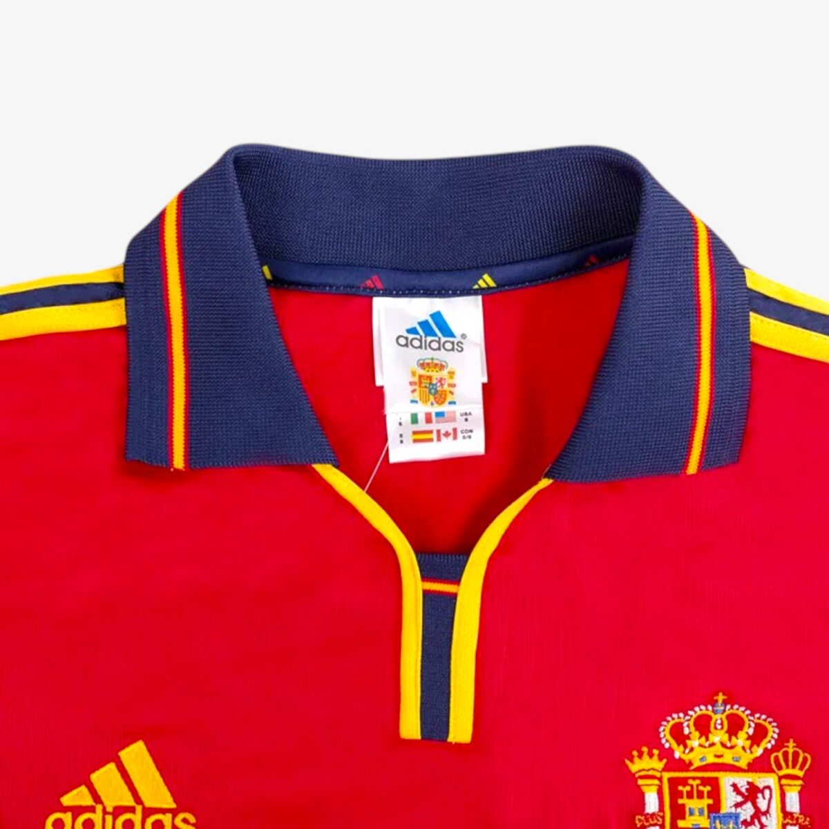 Spain Home Retro Jersey 2000 - Image 4