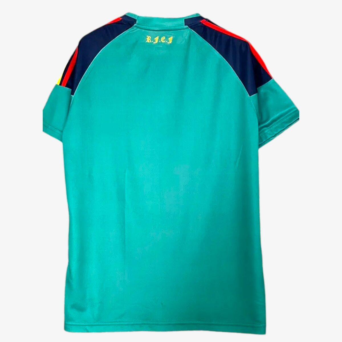 Spain Lake Blue GoalKeeper Retro Jersey 2010 - Image 2