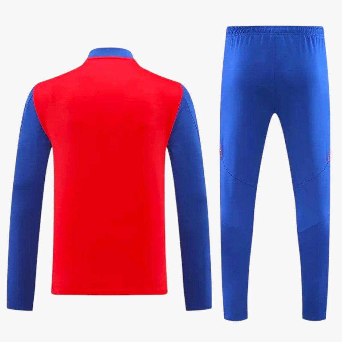 Spain Red Half Pull Tracksuit 2024/25 - Image 2
