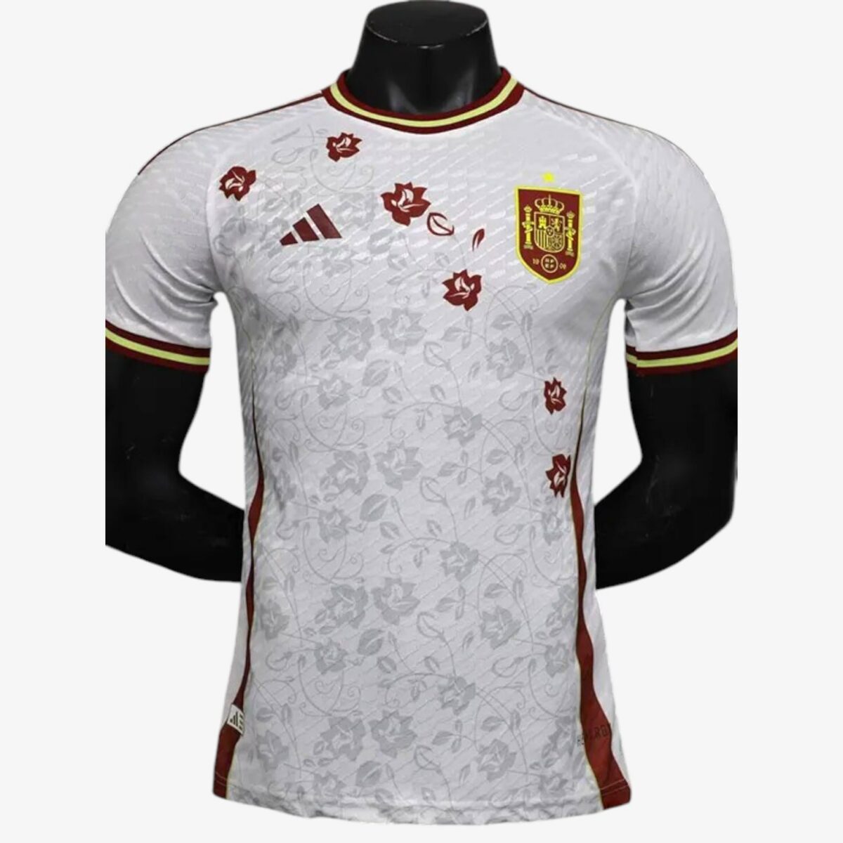 Spain White Flower Training Jersey 2024/25