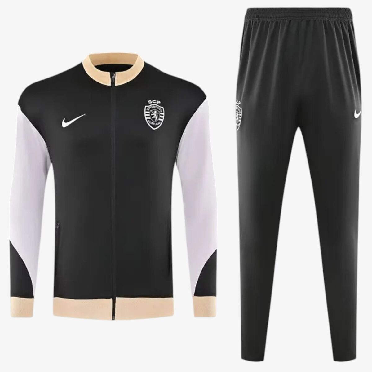 Sporting Lisbon Black Jacket Tracksuit 2024/25