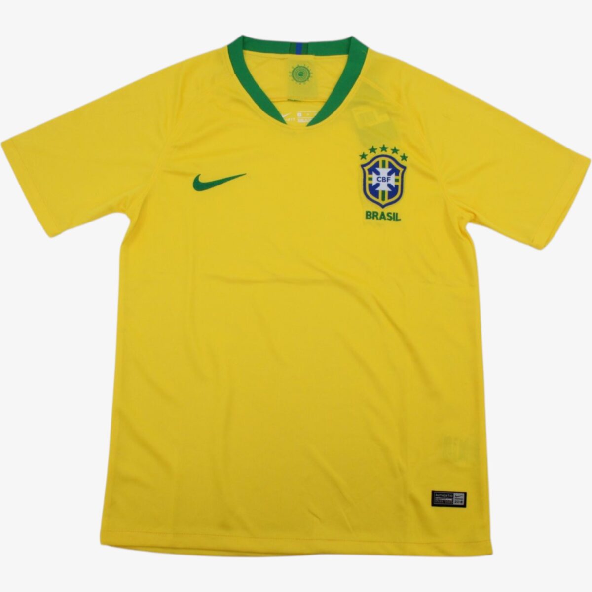 Brazil Home  Retro Jersey 2018