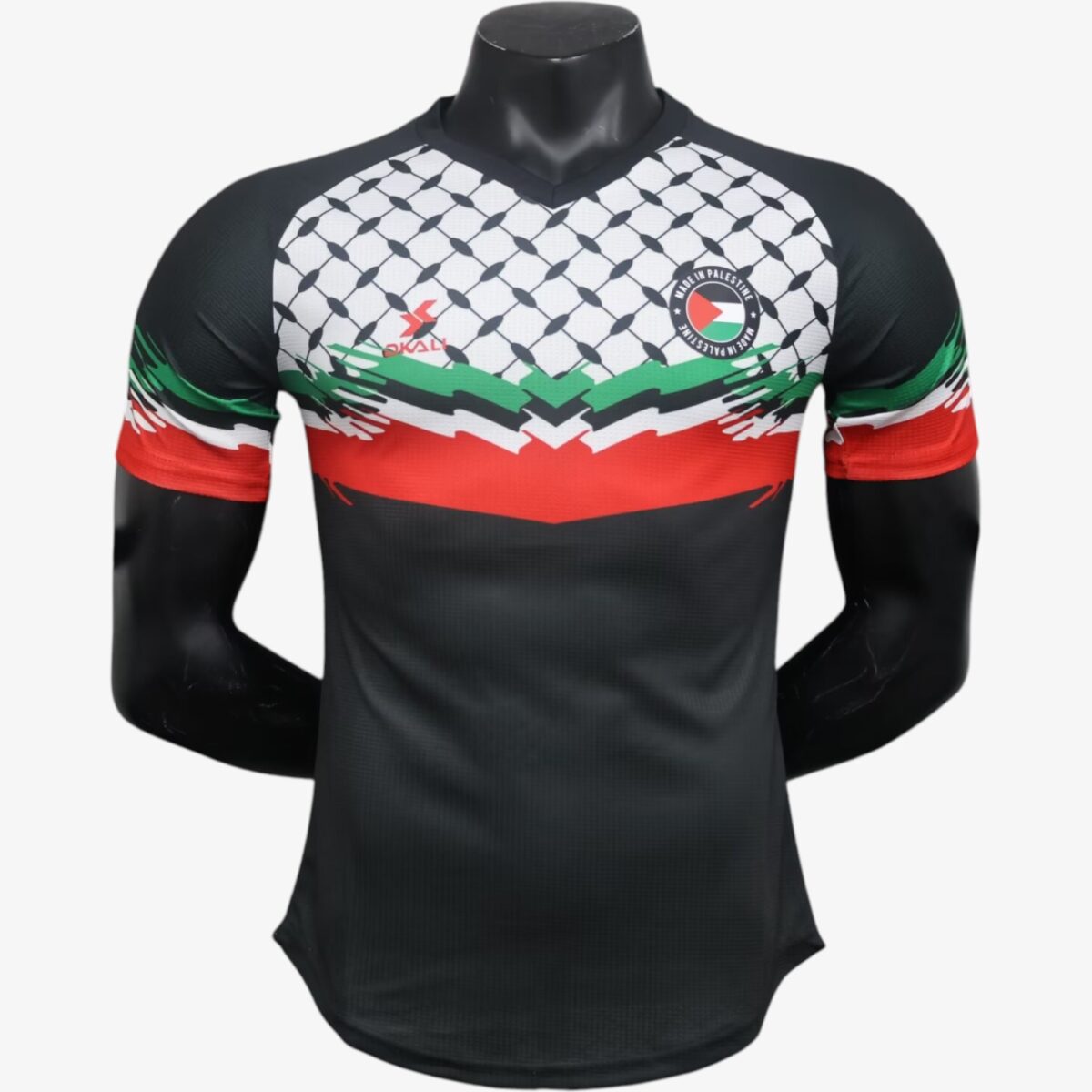 Palestine Black Player Version Jersey 2024/25