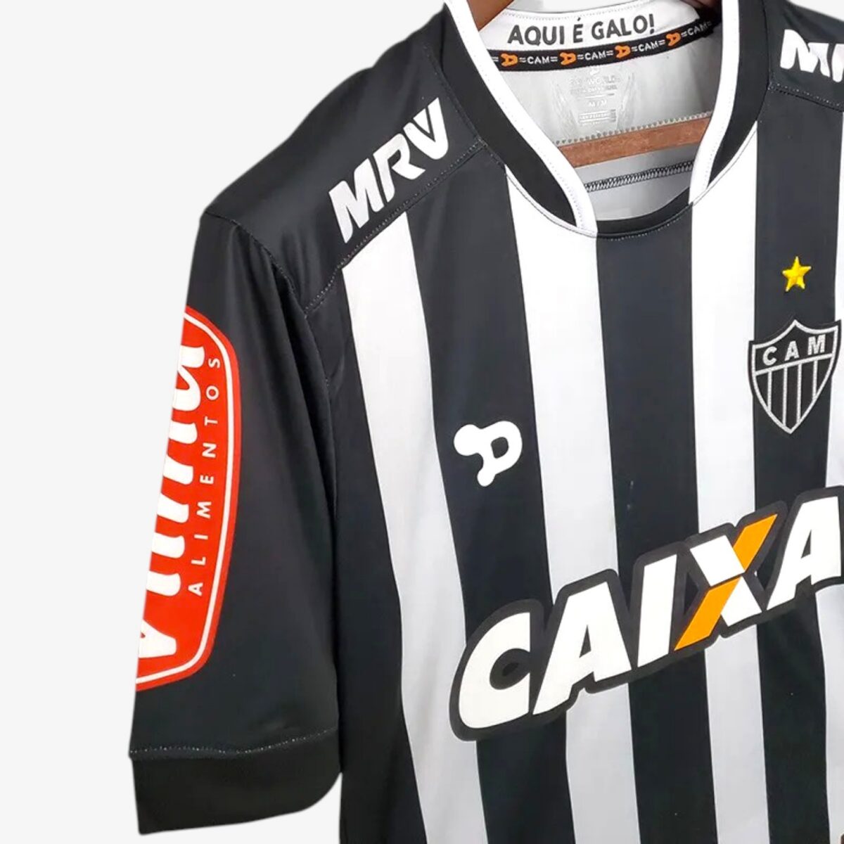Atletico Mineiro Black Retro Jersey 2016/17 - Image 4