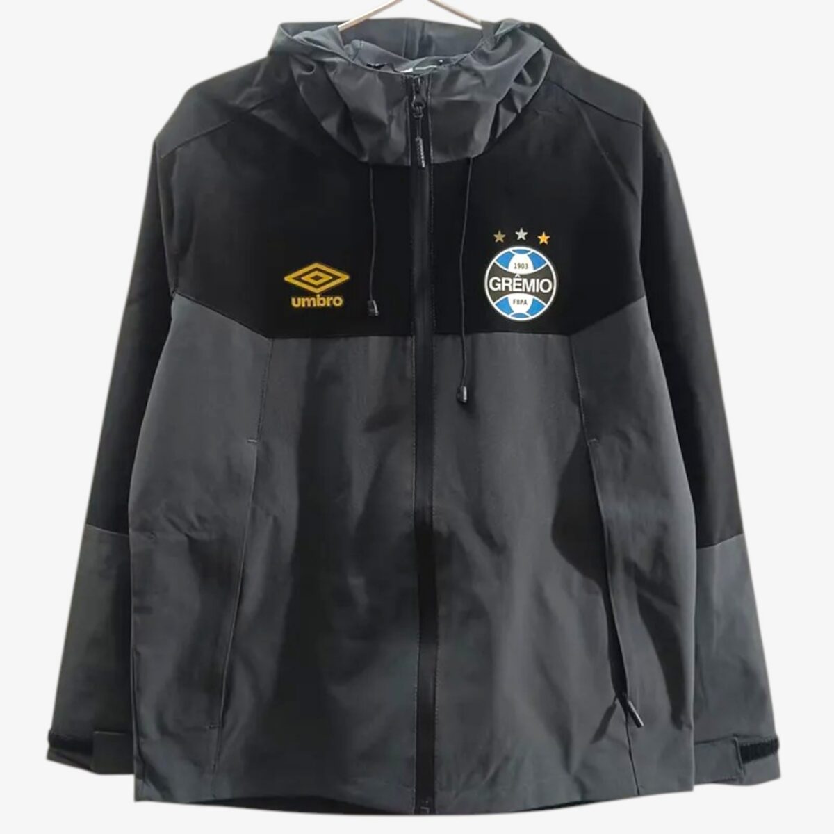 Atletico Mineiro New Edition Grey Thickened Assault Hooded Windbreaker 2025/26