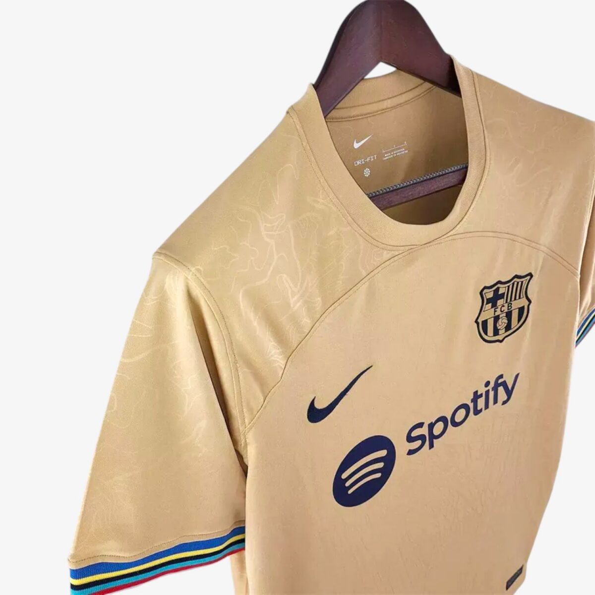 Barcelona Away Gold Jersey 2022/23 - Image 3