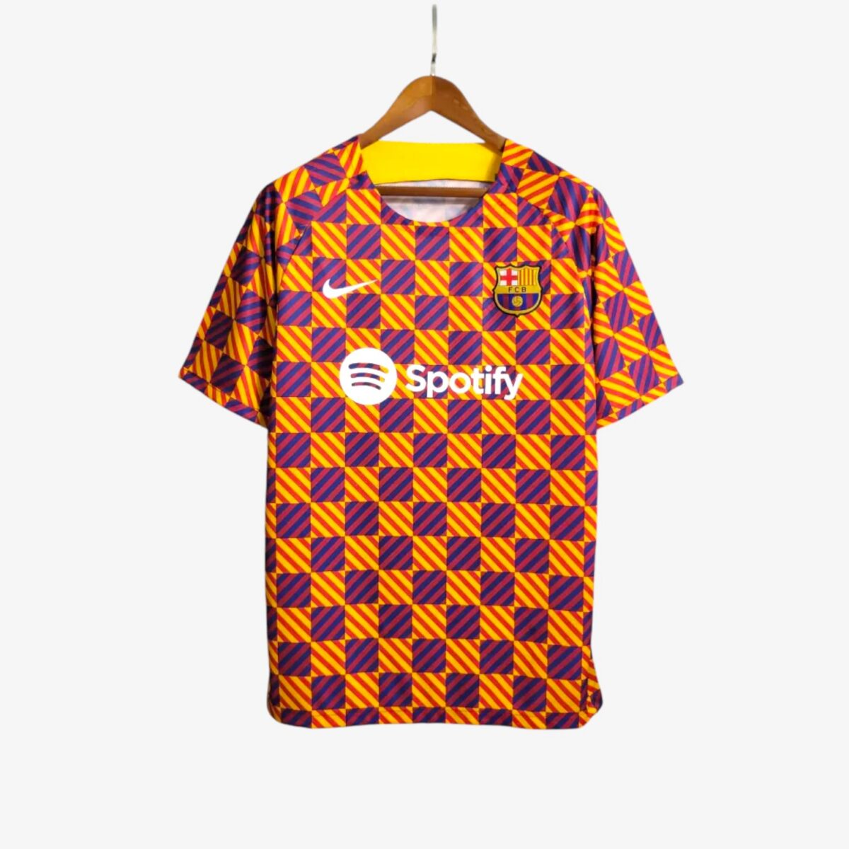 Barcelona Orange Blue Training Jersey 2023/24