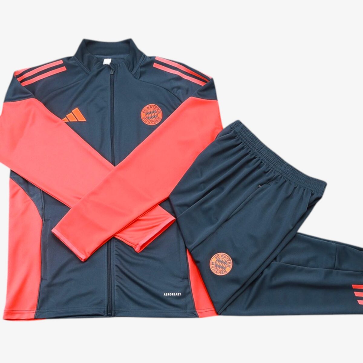Bayern Munich Dark Grey Jacket Tracksuit 2025/26 - Image 3