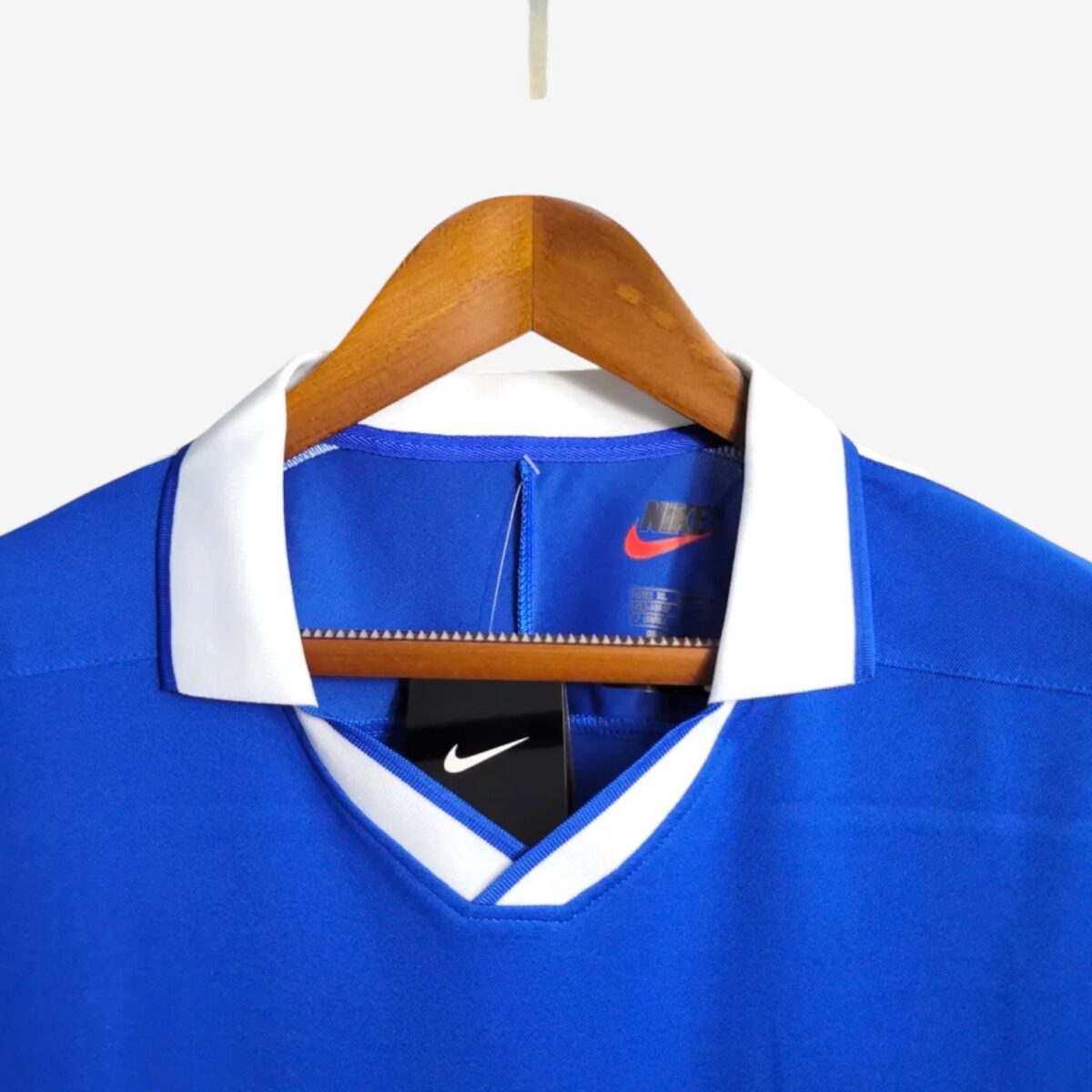 Brazil Retro Blue Jersey 1997 - Image 3