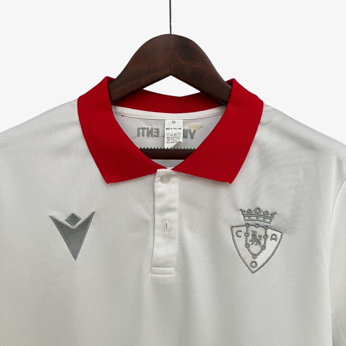 CA Osasuna White Polo Jersey 2025/26 - Image 4