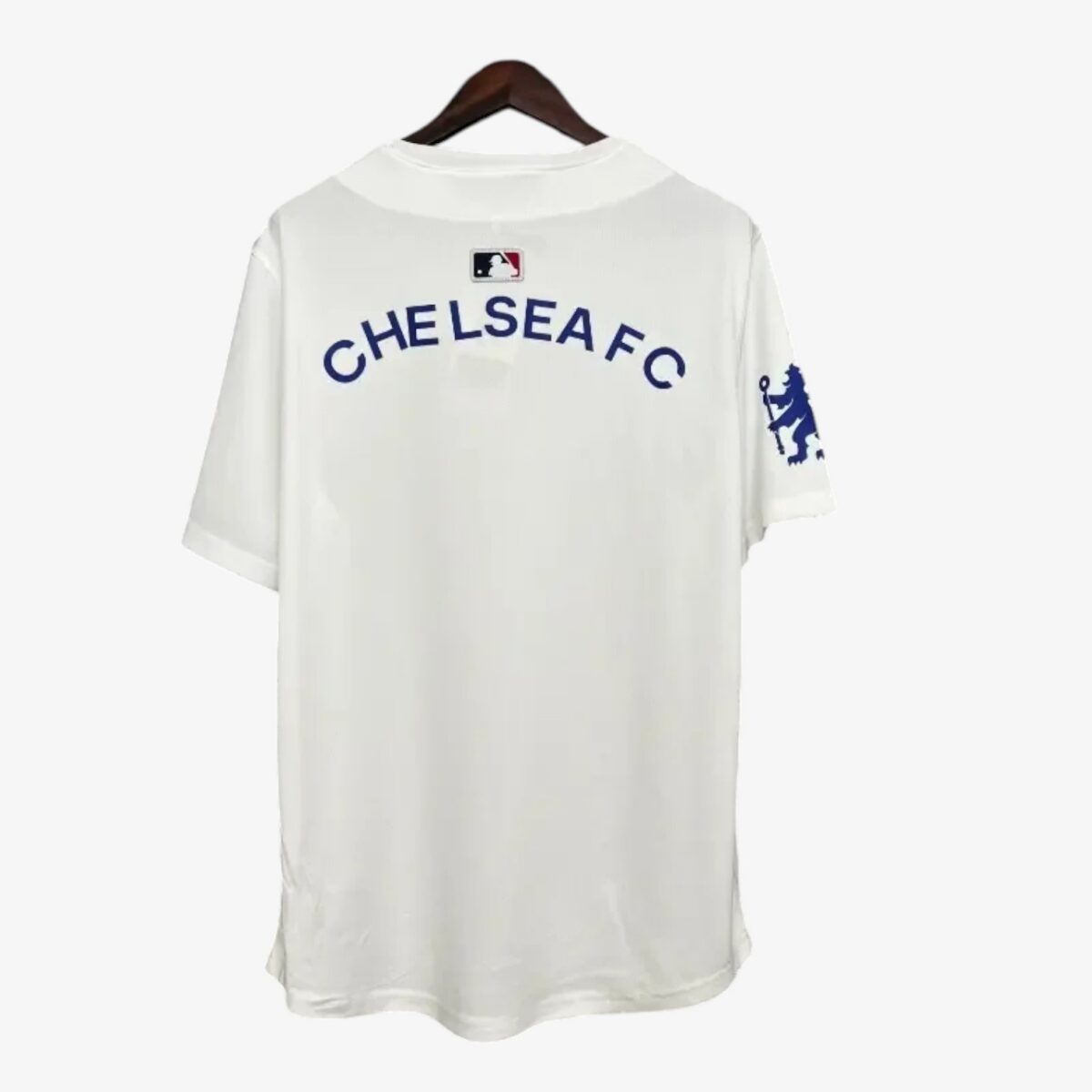 Chelsea White Baseball Jersey 2025/26 - Image 2