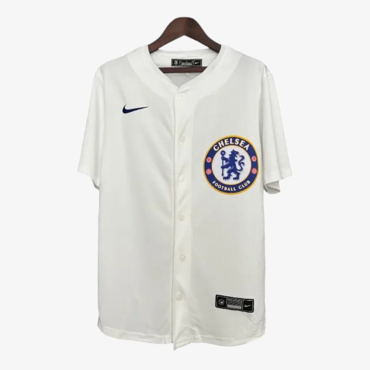 Chelsea White Baseball Jersey 2025/26
