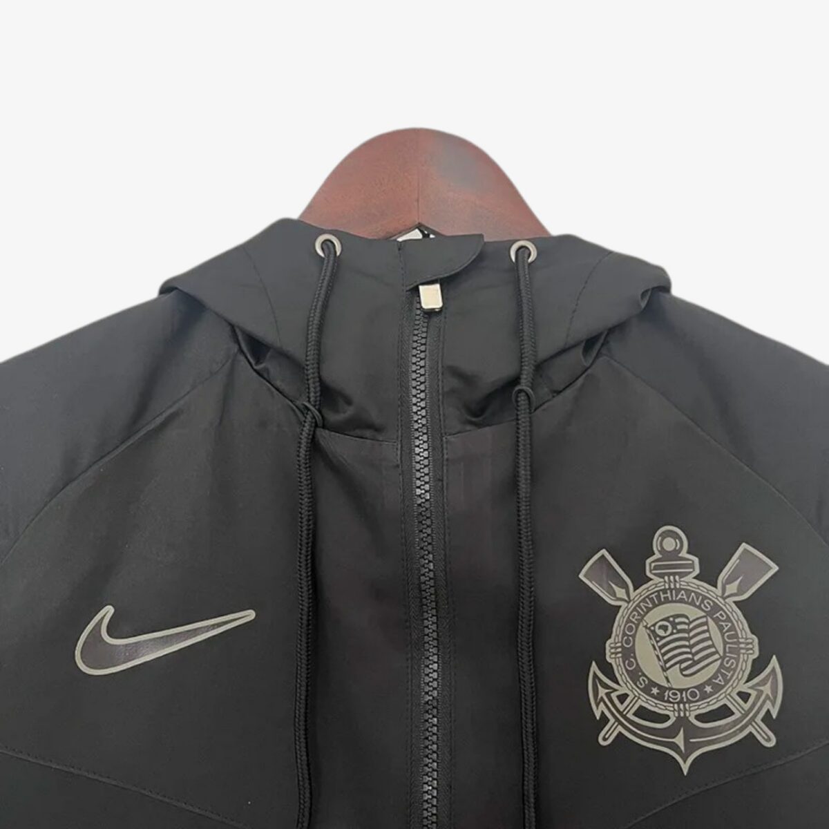 Corinthians Black Windbreaker 2024/25 - Image 3